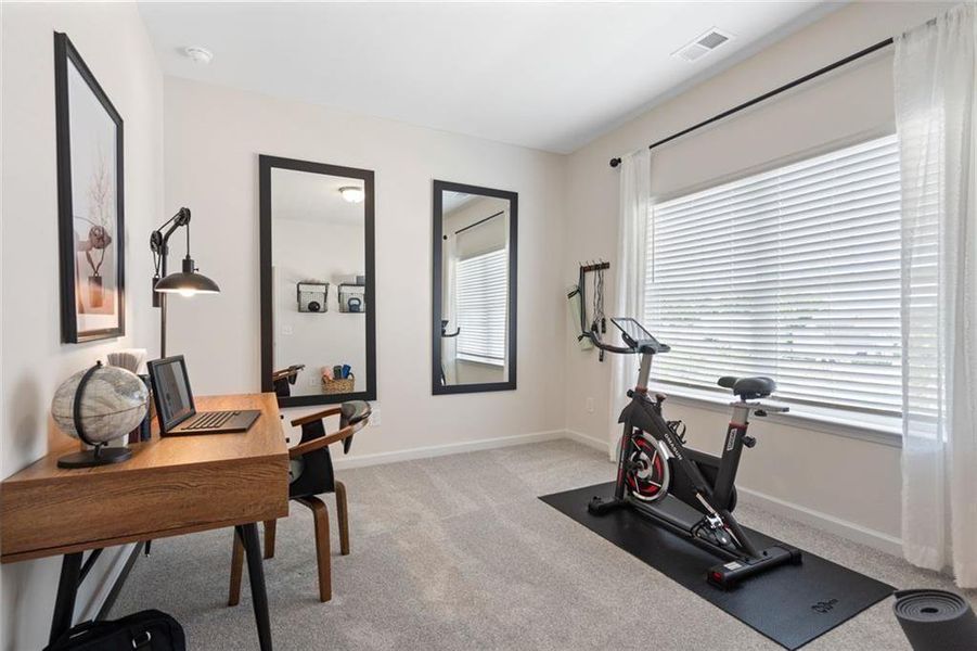 Furnished interior view inside a new home in Evergreen at Lakeside, Temple (Image 37).