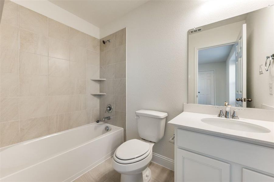 Furnished interior view inside a new home in The Preserve Estates, Justin (Image 6).