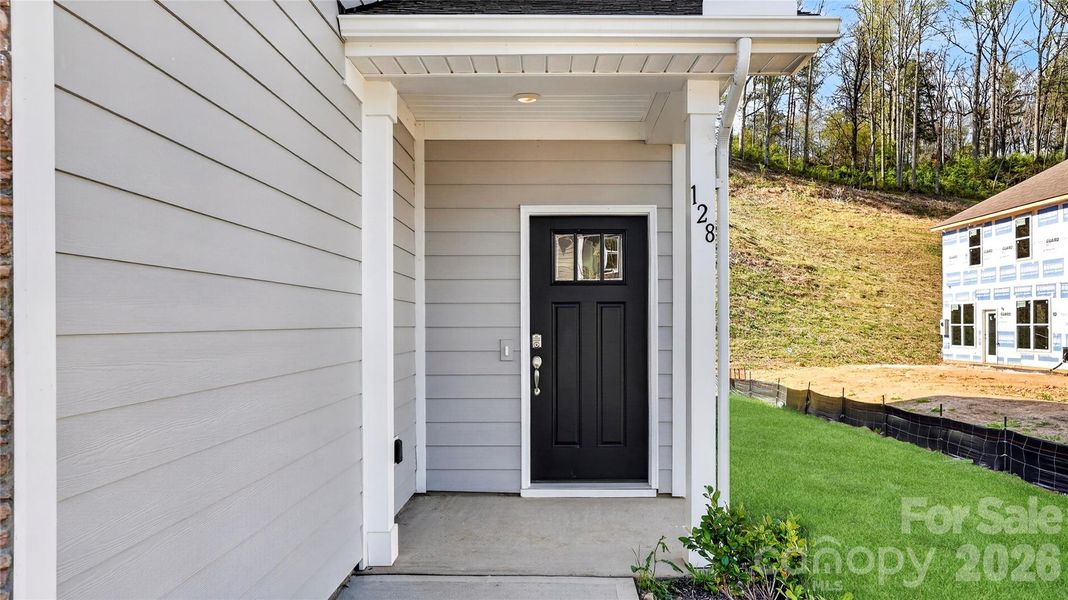 Exterior details and patio area of a home in , Weaverville (Image 4).