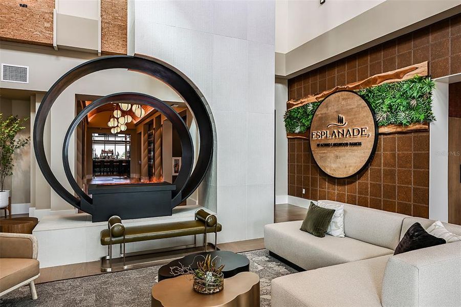 Furnished interior view inside a new home in Esplanade at Azario Lakewood Ranch, Bradenton (Image 9). Furnished interior view inside a new home in Esplanade at Azario Lakewood Ranch, Bradenton (Image 9).