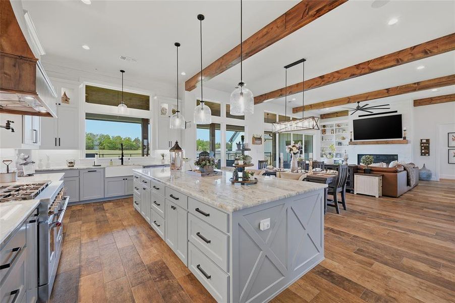 Furnished interior view inside a new home in , Savoy (Image 6).