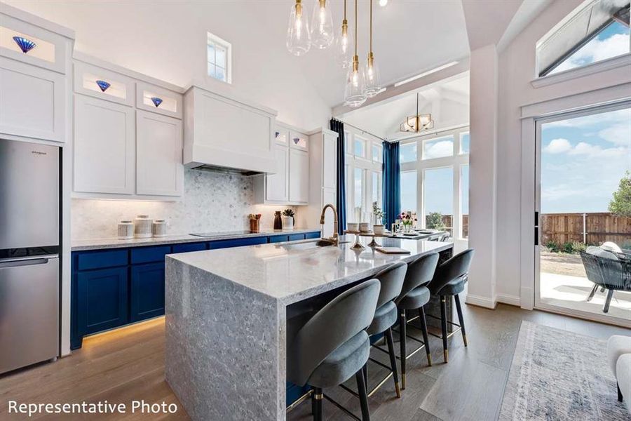 Furnished interior view inside a new home in Justin Crossing, Justin (Image 3).