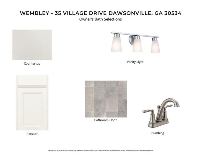 Sample of building materials used in homes in Villas at Gold Creek, Dawsonville (Image 4). Sample of building materials used in homes in Villas at Gold Creek, Dawsonville (Image 4).