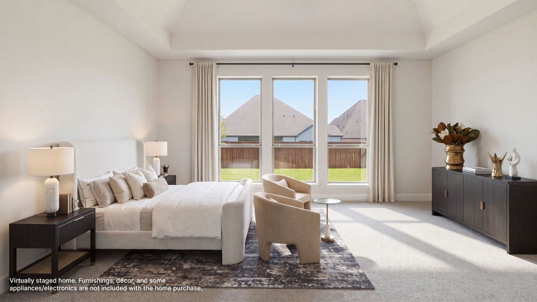 Furnished interior view inside a new home in Sweetgrass, Haslet (Image 8).