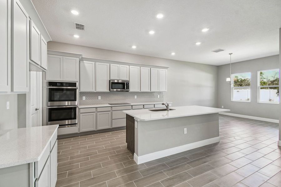Furnished interior view inside a new home in Pinecone Reserve, Brooksville (Image 8).