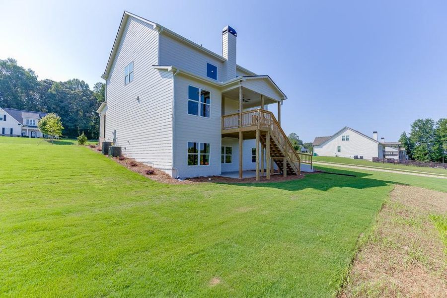 Front exterior of a new home in , Jefferson, GA, highlighting curb appeal (Image 21).