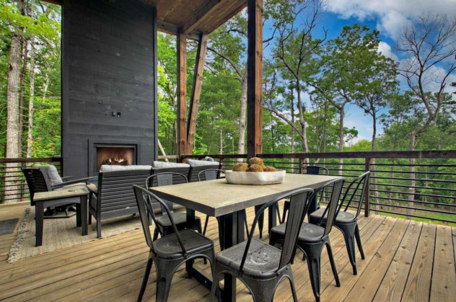Furnished interior view inside a new home in , Blue Ridge (Image 15).