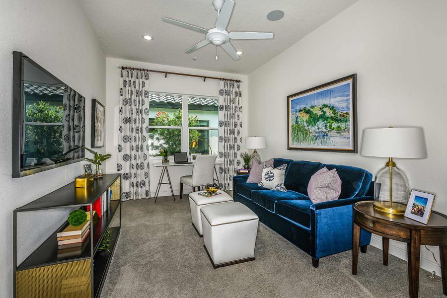 Representative furnished interior of a home built from the Endless Summer 4 by Neal Communities in Boca Royale Golf & Country Club at Wellen Park, Englewood (Image 19).