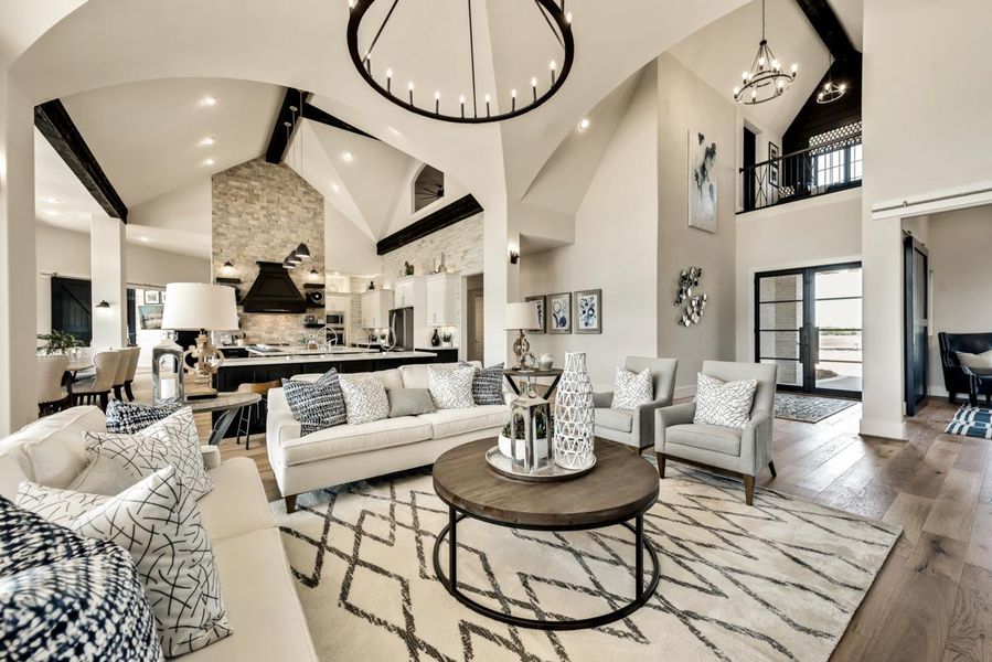 Representative furnished interior of a home built from the Grand Whitestone by Grand Homes in Kings Crossing, Parker (Image 7).
