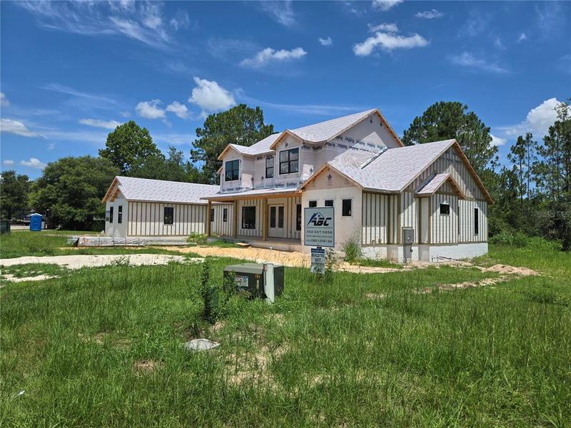 In-progress construction of a new home in , Howey-in-the-Hills, FL (Image 38).