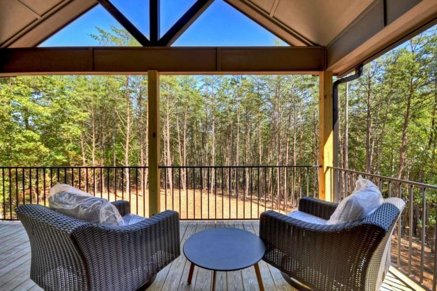 Exterior details and patio area of a home in , McCaysville (Image 25).