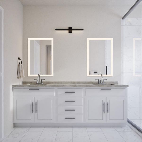Furnished interior view inside a new home in , Houston (Image 14).