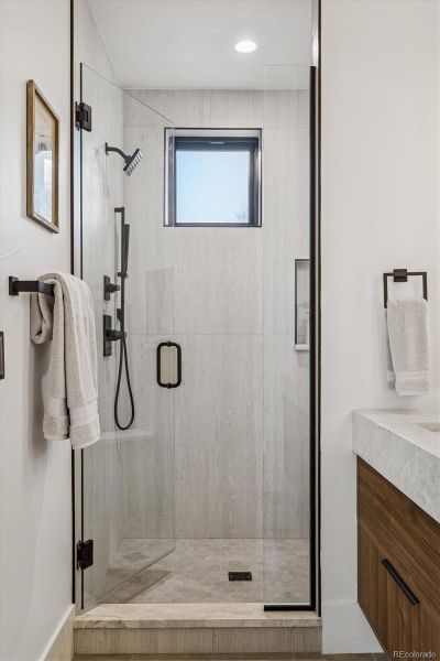 Furnished interior view inside a new home in , Denver (Image 15).