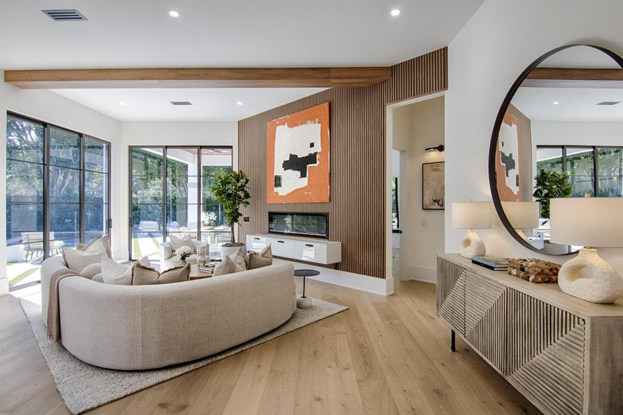 Furnished interior view inside a new home in , Wellington (Image 46).