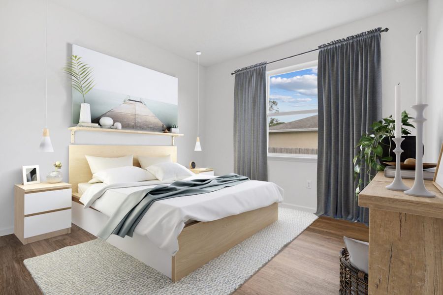 Representative furnished interior of a home built from the The Emerald by INB Homes in Palm Bay, Palm Bay (Image 18). Representative furnished interior of a home built from the The Emerald by INB Homes in Palm Bay, Palm Bay (Image 18).