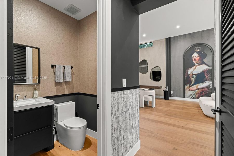 Furnished interior view inside a new home in , Miami (Image 23).