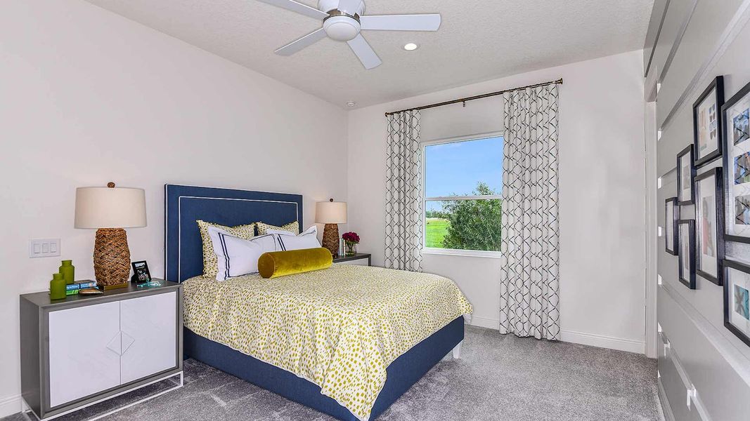 Furnished interior view inside a new home in SkySail Real Estate and Homes for Sale in Naples, FL - Neal Communities, Naples (Image 13).