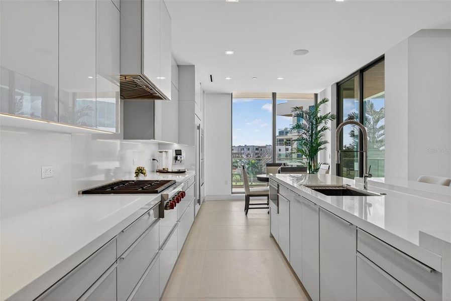 Furnished interior view inside a new home in , Longboat Key (Image 32).