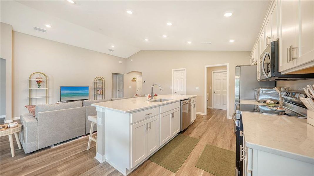 Furnished interior view inside a new home in , Palmetto (Image 13).