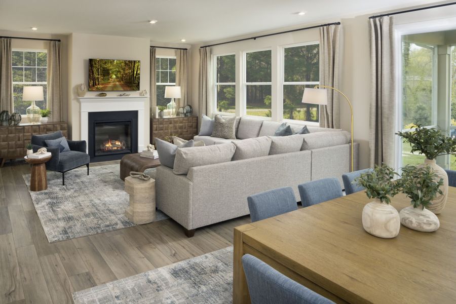 Sequoia Model dining and great room
