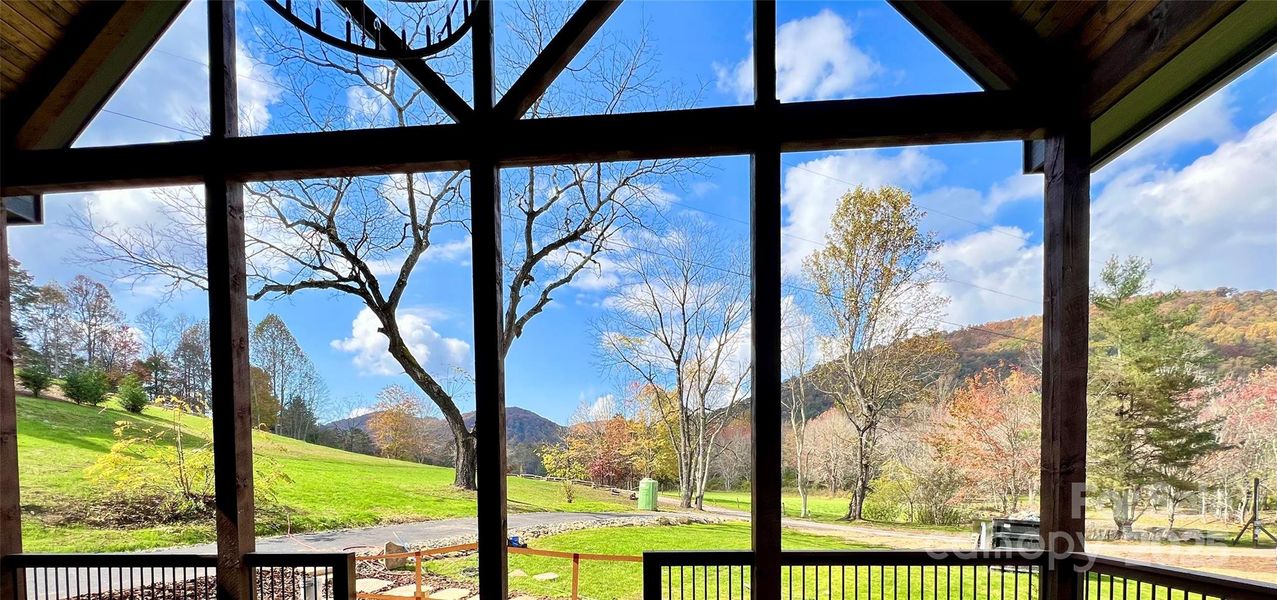 Exterior details and patio area of a home in , Cullowhee (Image 16). Exterior details and patio area of a home in , Cullowhee (Image 16).