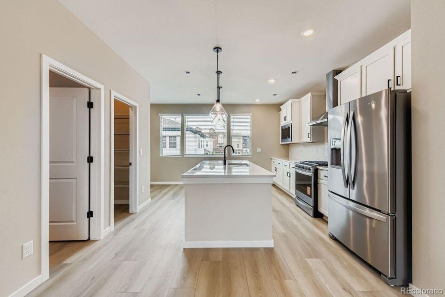 Furnished interior view inside a new home in , Littleton (Image 9).