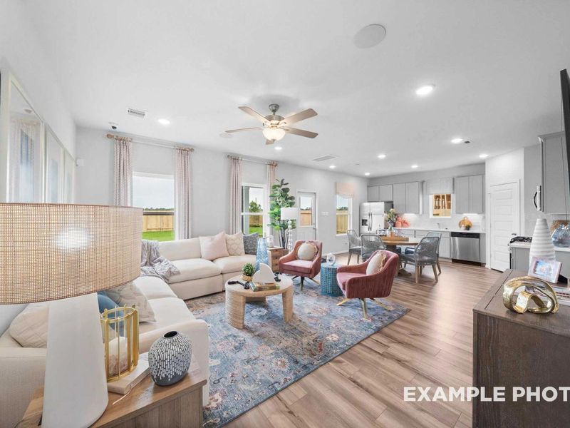 Representative furnished interior of a home built from the The Trinity F by Davidson Homes LLC in Emberly, Beasley (Image 10).