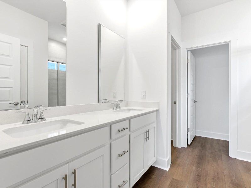 Furnished interior view inside a new home in The Coves at Lakes of Cane Bay, Summerville (Image 8).