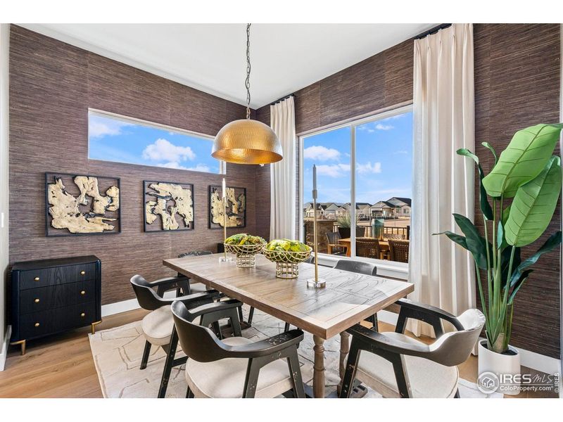 Furnished interior view inside a new home in , Fort Collins (Image 13).