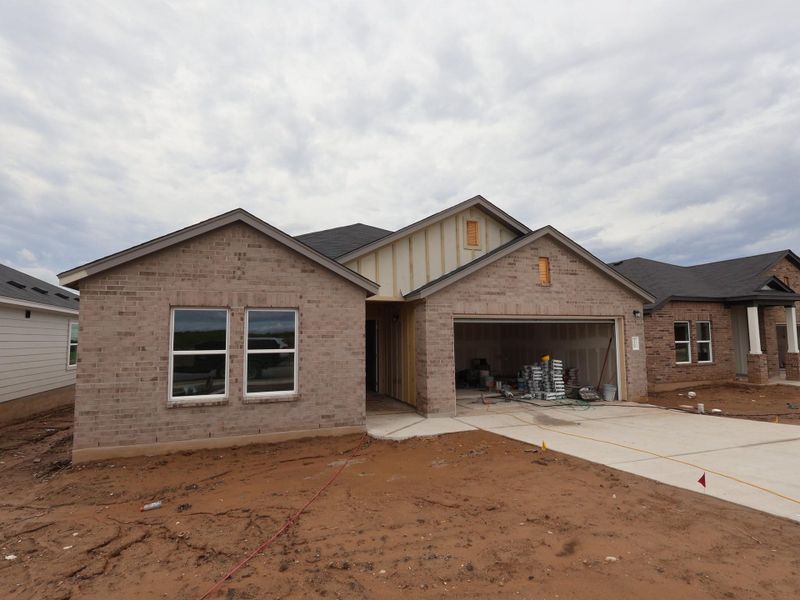 In-progress construction of a new home in Willow Springs, Buda, TX (Image 7).