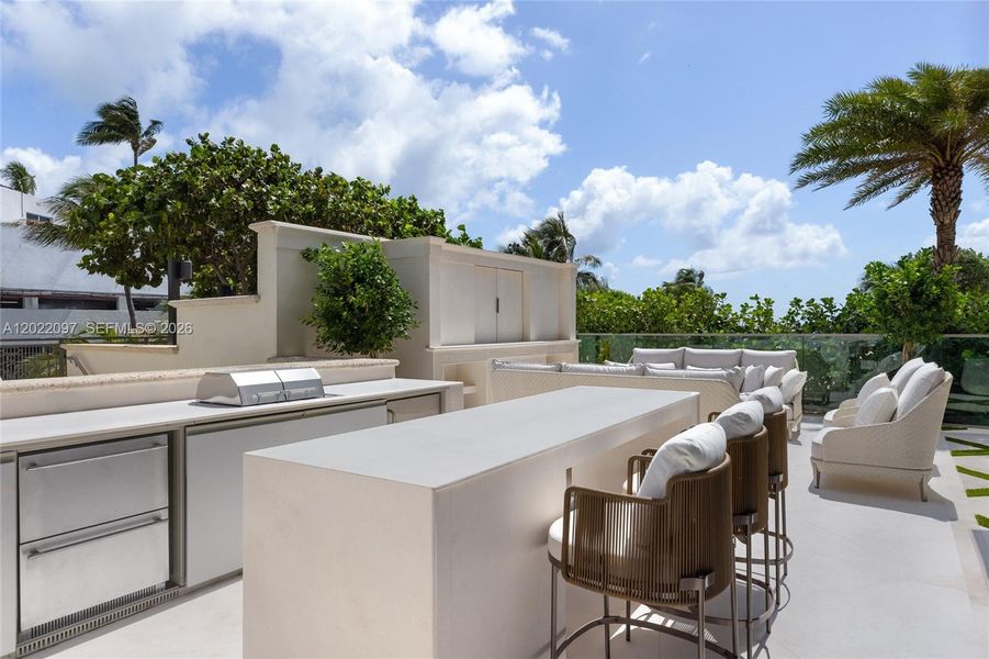 Exterior details and patio area of a home in , Sunny Isles Beach (Image 23).