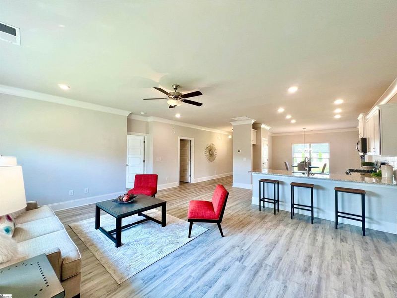 Furnished interior view inside a new home in Williams Grove, Bailey (Image 6). Furnished interior view inside a new home in Williams Grove, Bailey (Image 6).