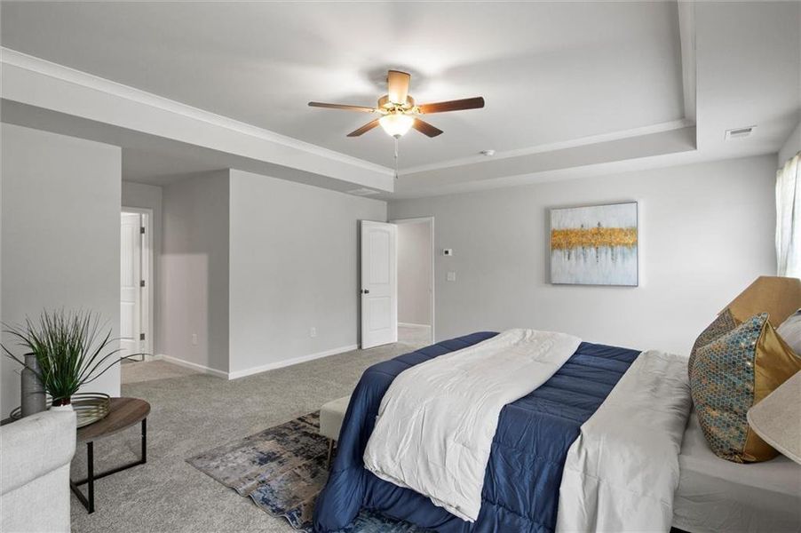 Furnished interior view inside a new home in Burchwood, Stockbridge (Image 10). Furnished interior view inside a new home in Burchwood, Stockbridge (Image 10).