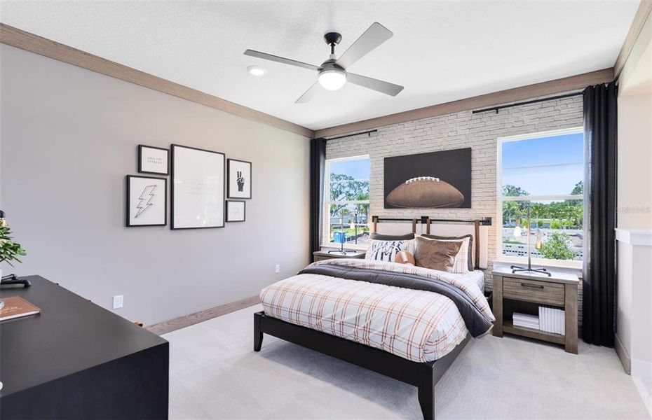 Furnished interior view inside a new home in Parkside Trails, Clermont (Image 12).