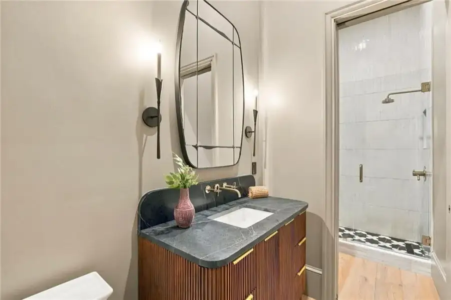 Furnished interior view inside a new home in , Atlanta (Image 11).