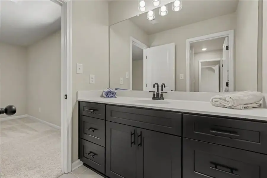 Furnished interior view inside a new home in , Newnan (Image 21). Furnished interior view inside a new home in , Newnan (Image 21).