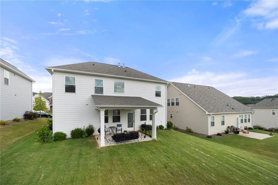 Front exterior of a new home in Avenbrook, Mableton, GA, highlighting curb appeal (Image 19).