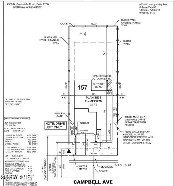 Plot Plan