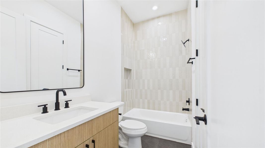 Secondary - attached bath