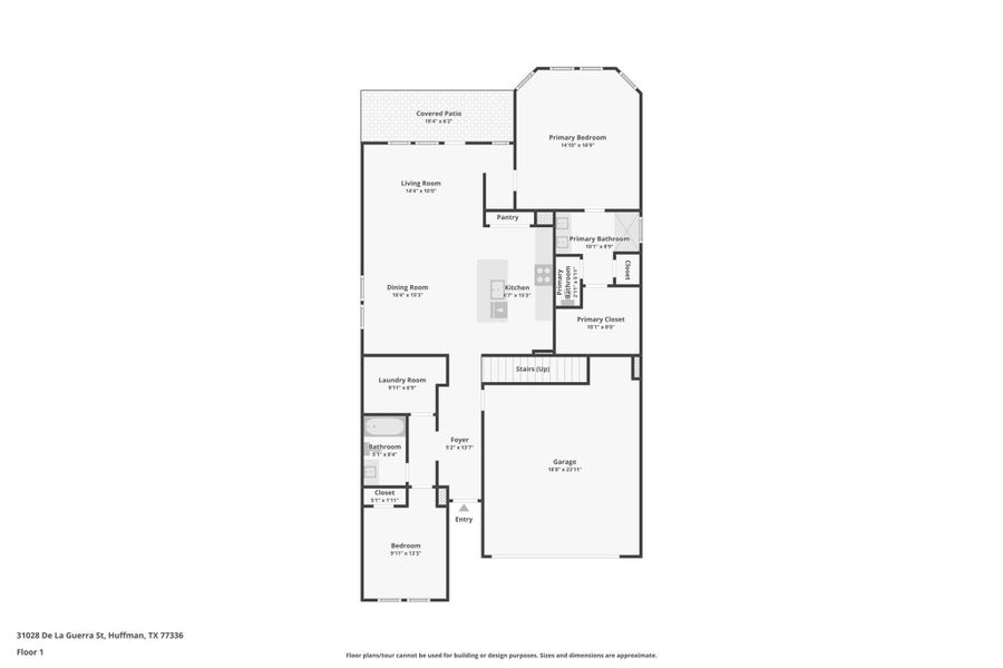 2D floor plan layout of this home in Landing Meadows - Premier Series, New Caney, TX (Image 2). 2D floor plan layout of this home in Landing Meadows - Premier Series, New Caney, TX (Image 2).