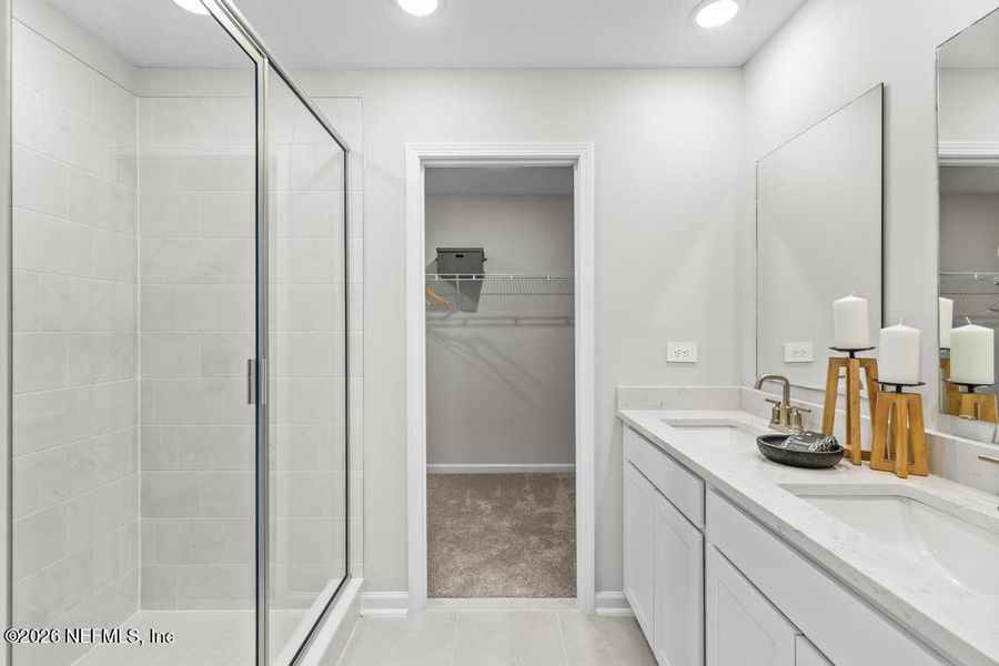 Furnished interior view inside a new home in The Landings at Pecan Park, Jacksonville (Image 4).
