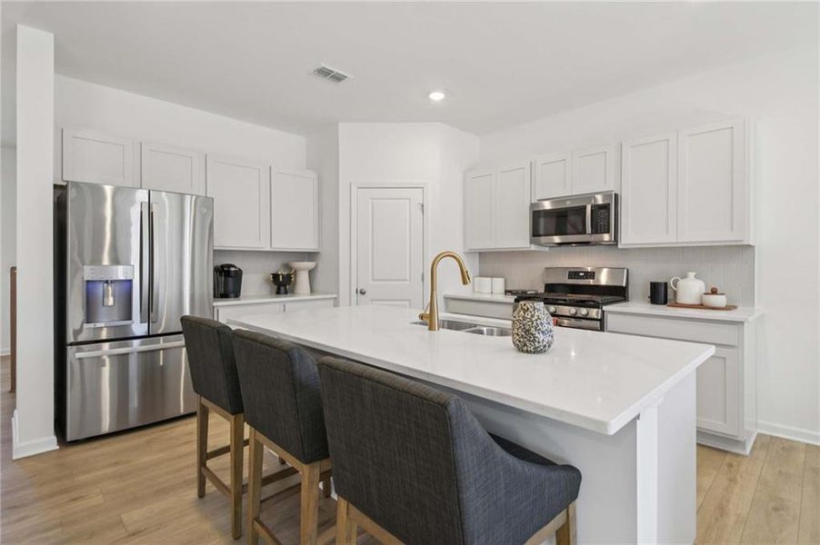 Furnished interior view inside a new home in , Locust Grove (Image 10).