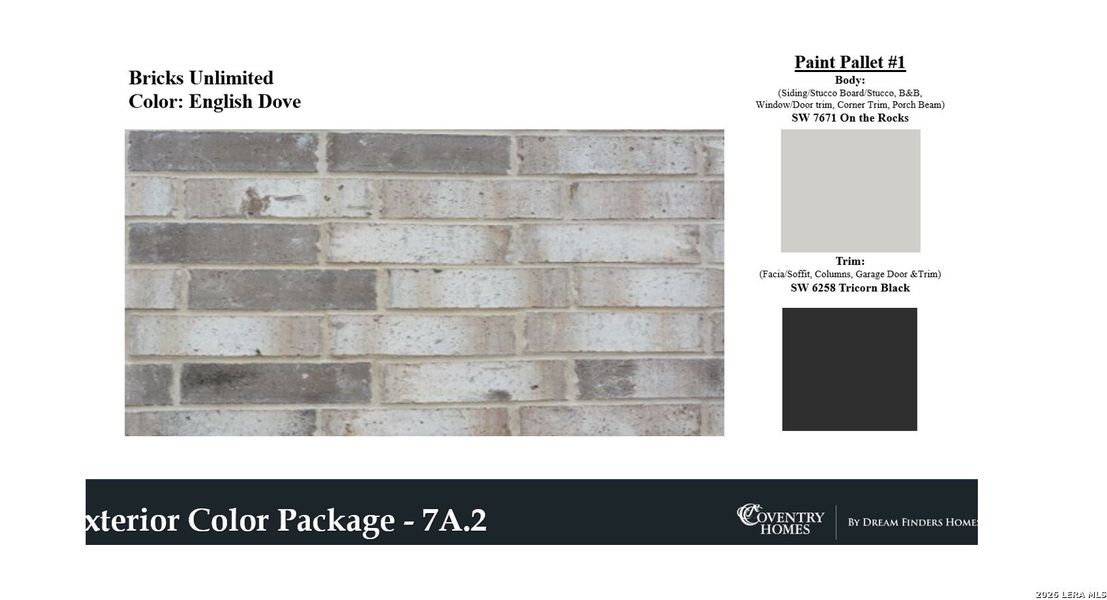 Sample of building materials used in homes in Hickory Ridge, Elmendorf (Image 4).