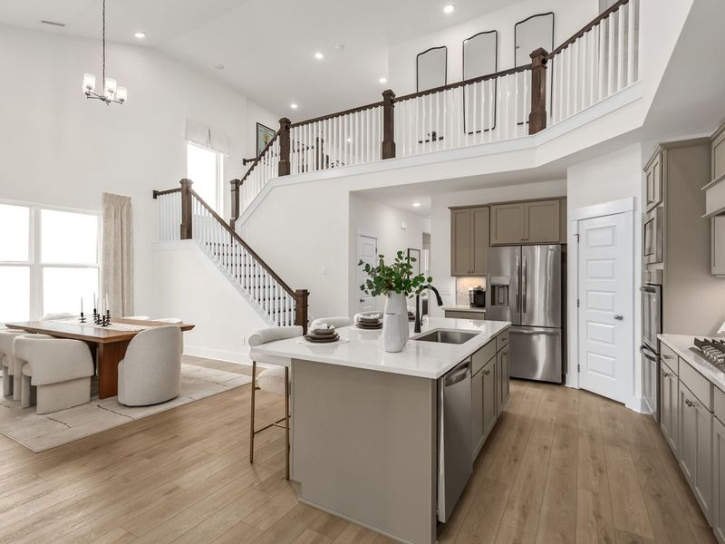 Representative furnished interior of a home built from the The Ridgeport E by Davidson Homes LLC in Benders Cove, Mount Juliet (Image 15).