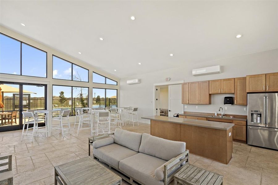 Furnished interior view inside a new home in Saddle Creek Twinhomes, Georgetown (Image 25).