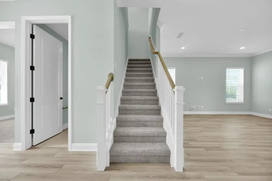 Representative unfurnished interior of a home built from the Crescent by Riverside Homes in Sagebrush at EverRange, Jacksonville (Image 36).