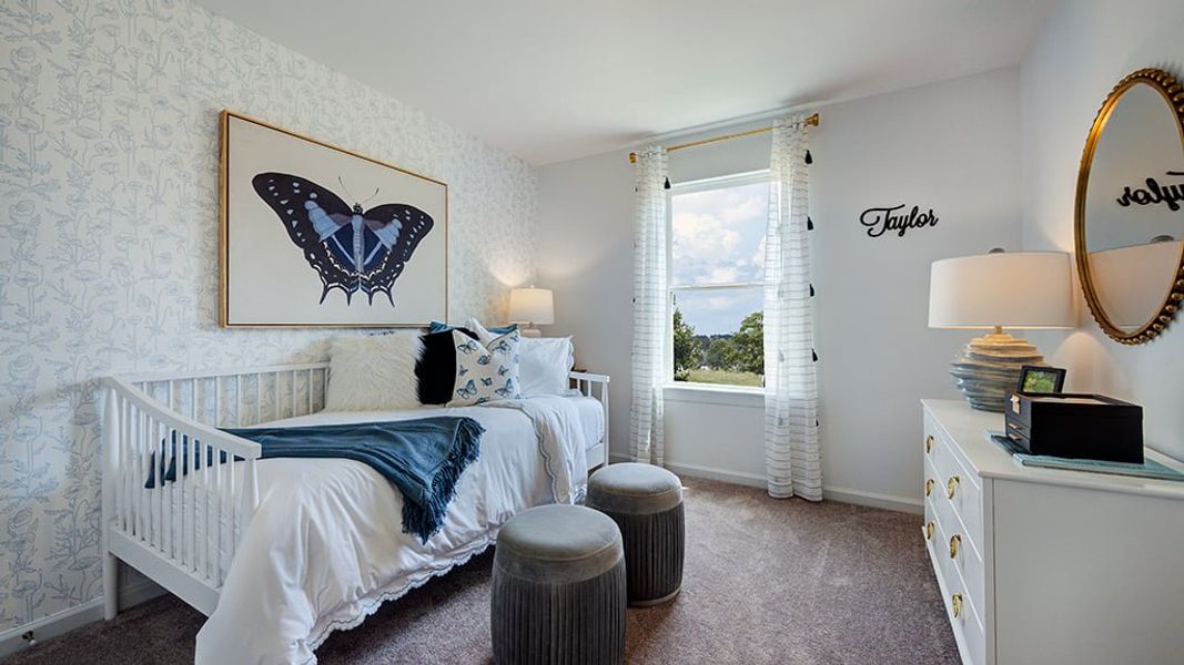 Furnished interior view inside a new home in Buffalo Townes, Garner (Image 8).