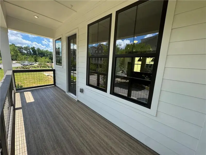 Exterior details and patio area of a home in , Alpharetta (Image 3). Exterior details and patio area of a home in , Alpharetta (Image 3).