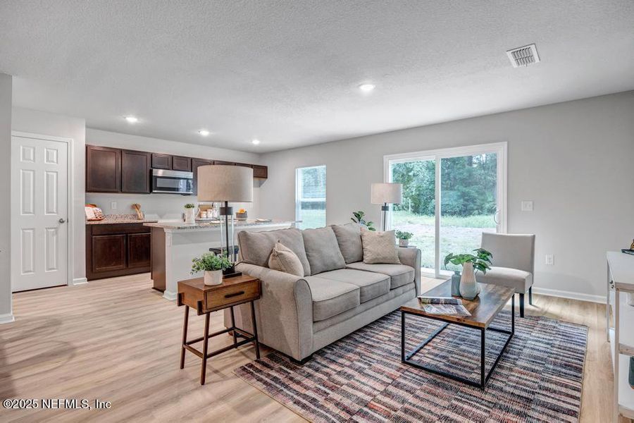 Furnished interior view inside a new home in , Jacksonville (Image 15). Furnished interior view inside a new home in , Jacksonville (Image 15).