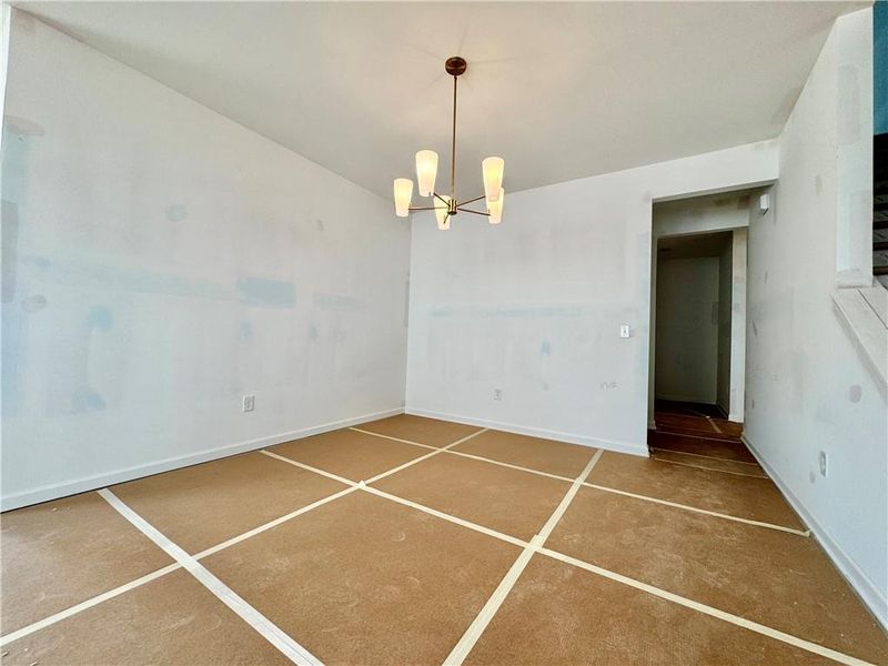 In-progress construction of a new home in Eastlyn Crossing, Flowery Branch, GA (Image 22).